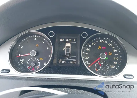 2012 Volkswagen Cc Sport/R-Line из США, поврежденный, VIN WVWMP7AN6CE506276